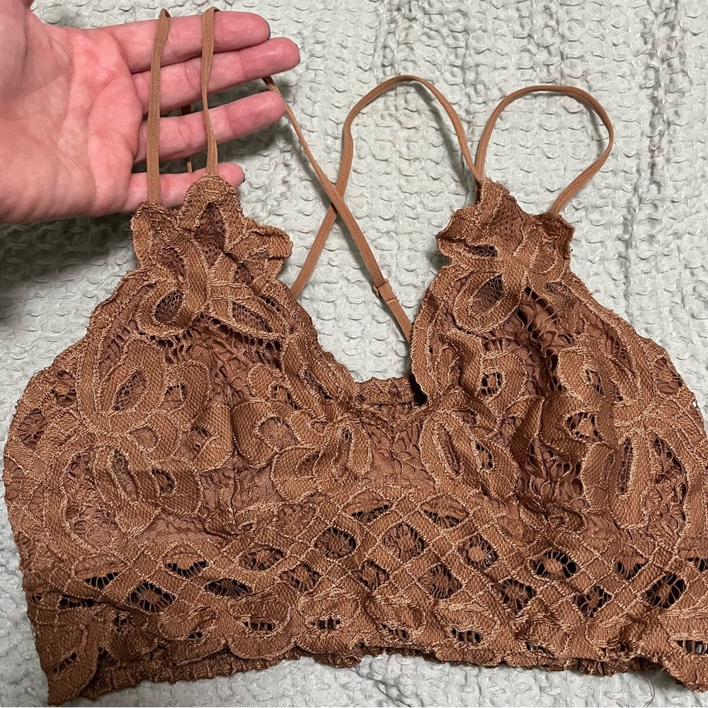 Wishlist Brown Lace Bralette
